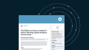 Two Weeks to Clarity: A Global IT Giant’s Working Capital Analytics Success Story